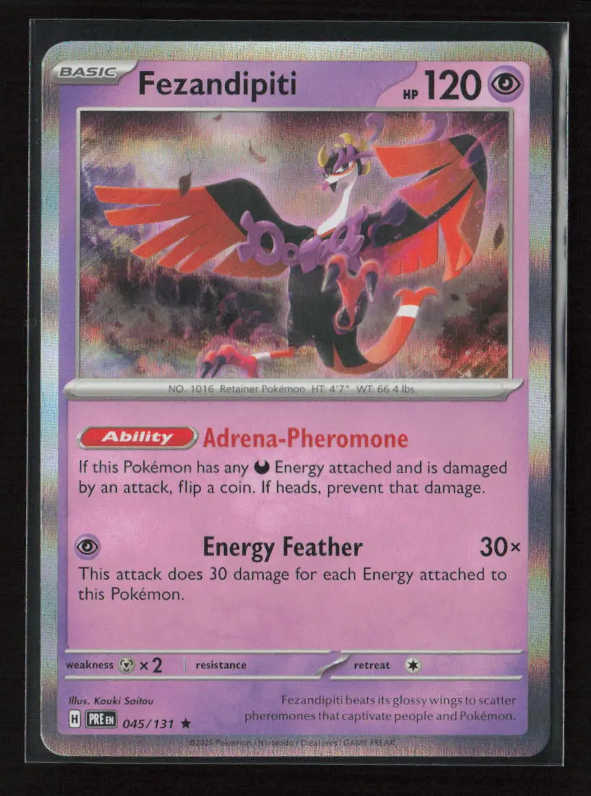 Fezandipiti Rare Sv: Prismatic Evolutions 045/131 Nm 1