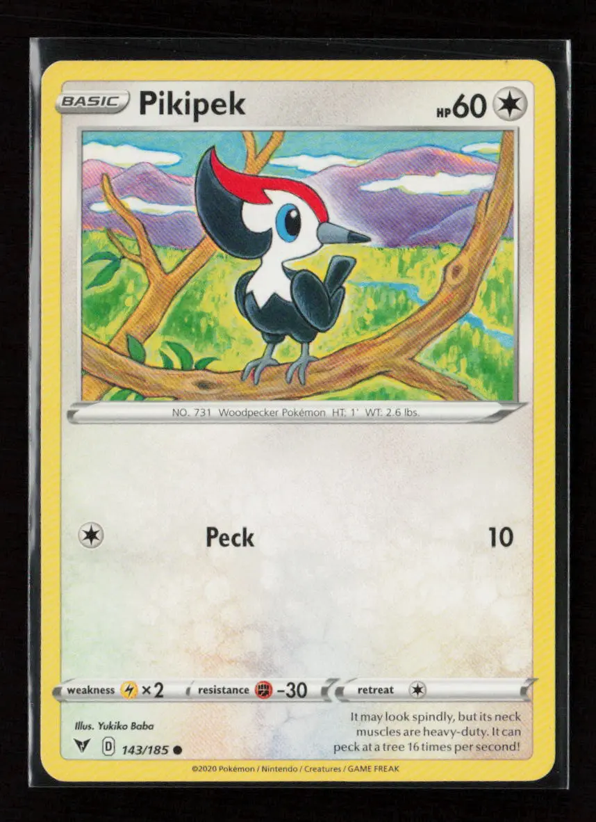 Pikipek Common Swsh04: Vivid Voltage 143/185 Lp 1