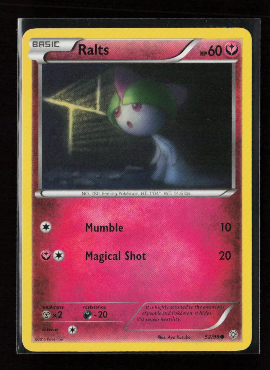 Ralts Common Xy - Ancient Origins 52/98 Lp 1