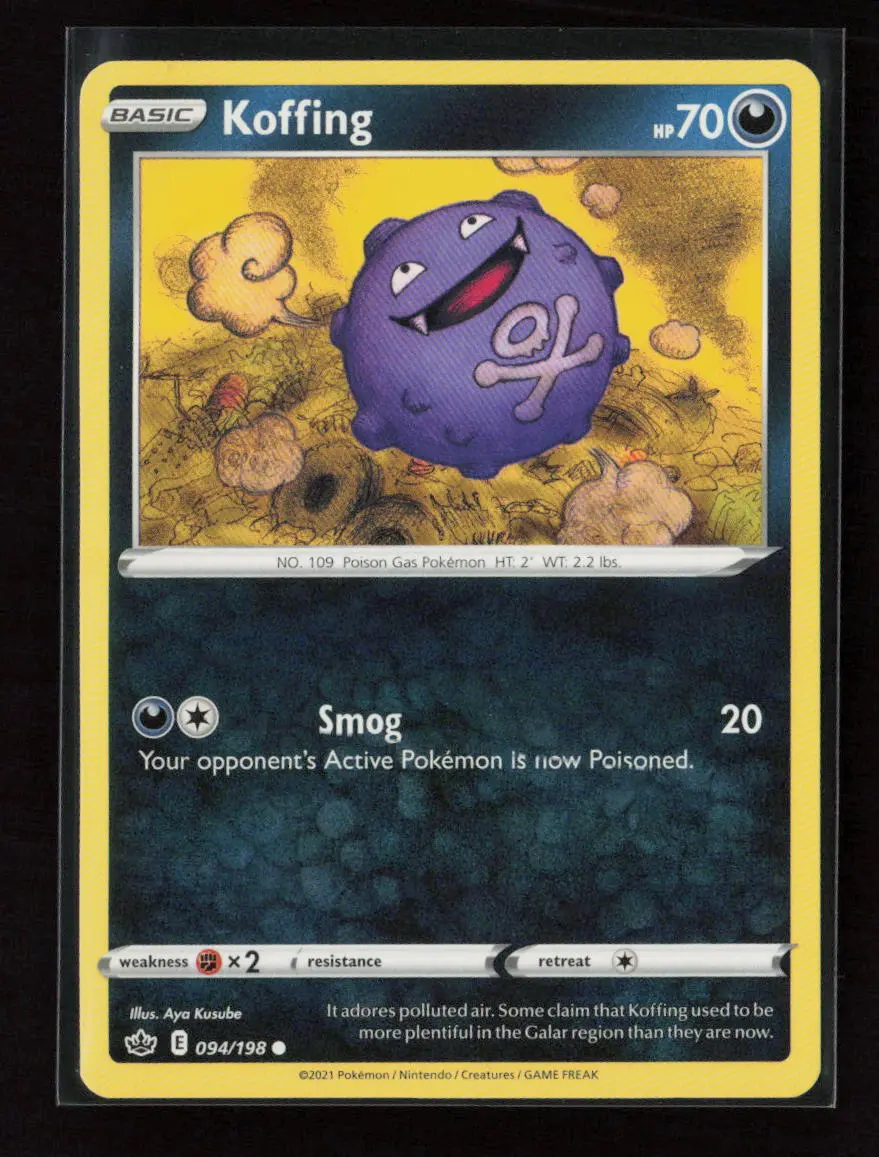 Koffing Common Swsh06: Chilling Reign 094/198 Lp 1