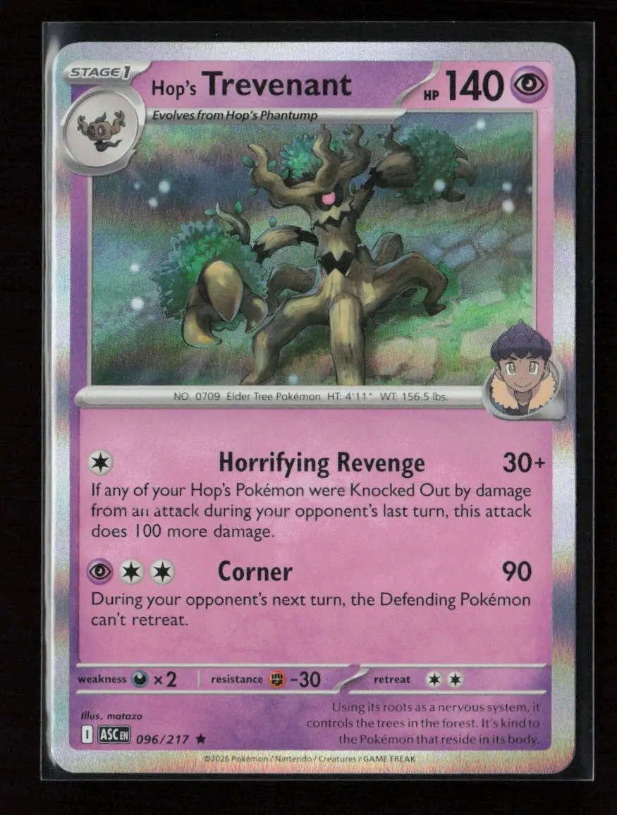 Hop's Trevenant - Rare Me: Ascended Heroes 096/217 Nm 1