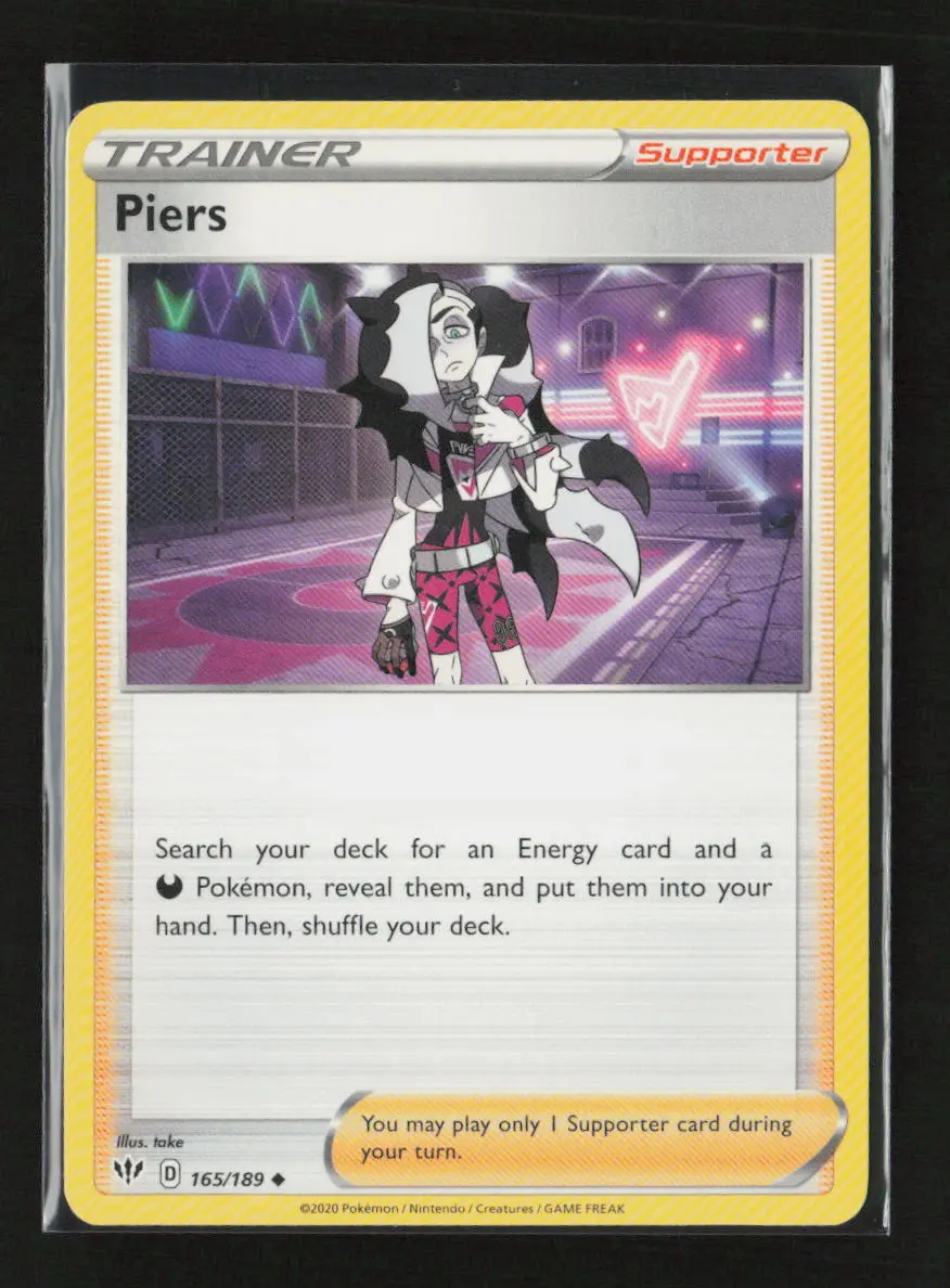 Piers - (Eevee Stamped) Promo Battle Academy 2022 165/189 Lp 1