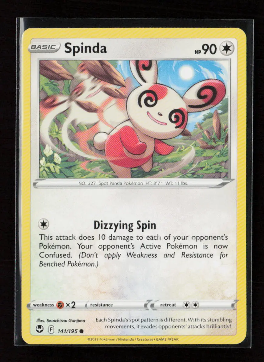 Spinda Common Swsh12: Silver Tempest 141/195 Lp 1