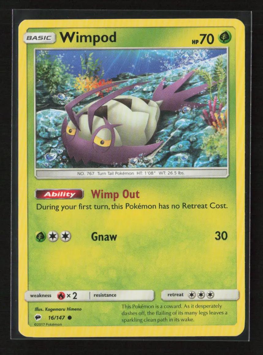 Wimpod Common Sm - Burning Shadows 16/147 Lp 1