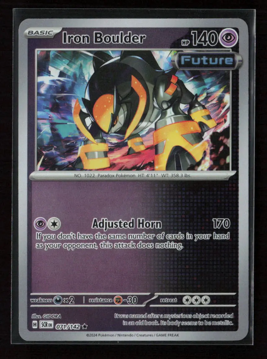 Iron Boulder Rare Sv07: Stellar Crown 071/142 Nm 1