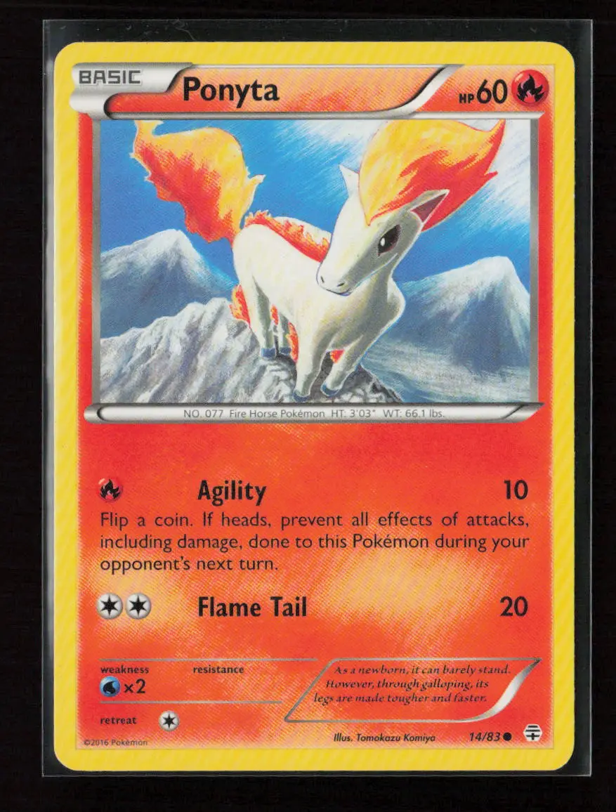 Ponyta Common Generations 14/83 Lp 1