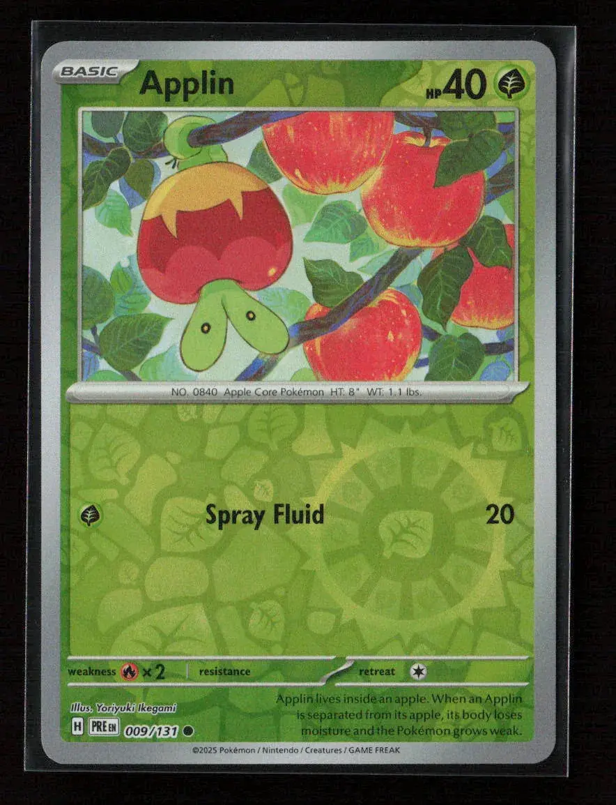 Applin Common Sv: Prismatic Evolutions 009/131 Nm 1