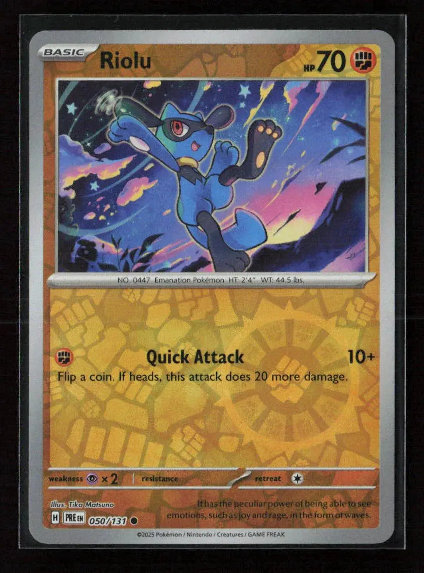 Riolu Common Sv: Prismatic Evolutions 050/131 Nm 1