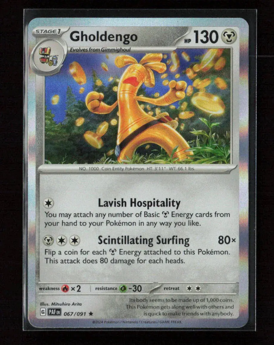 Gholdengo Rare Sv: Paldean Fates 067/091 Nm 1