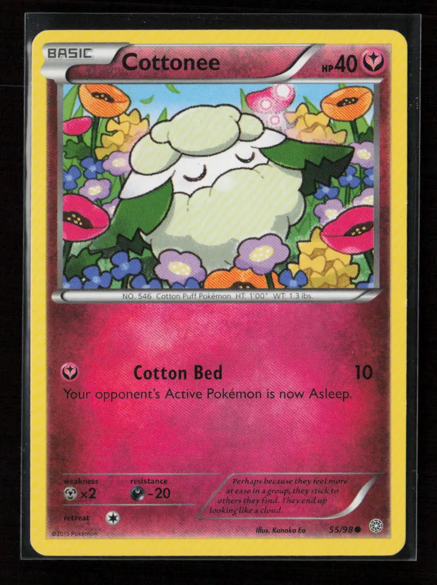 Cottonee Common Xy - Ancient Origins 55/98 Lp 1
