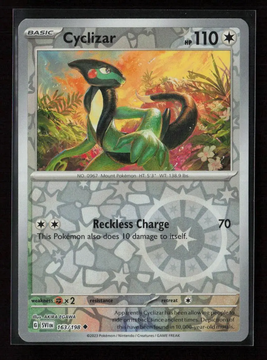 Cyclizar - Uncommon Sv01: Scarlet & Violet Base Set 163/198 Nm 1