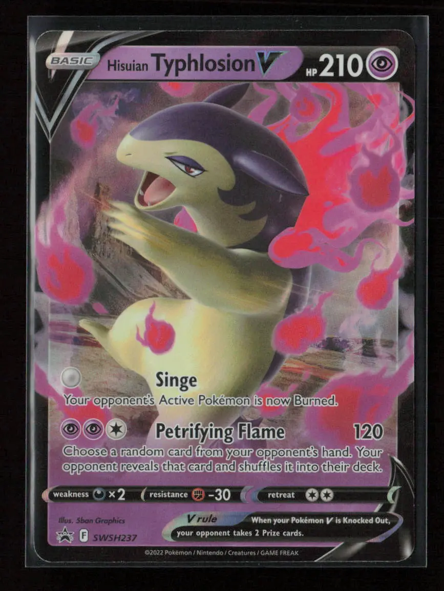 Hisuian Typhlosion V - Promo Swsh: Sword & Shield Promo Cards Swsh237 Nm 1