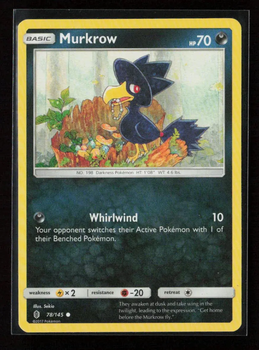Murkrow Common Sm - Guardians Rising 78/145 Nm 1