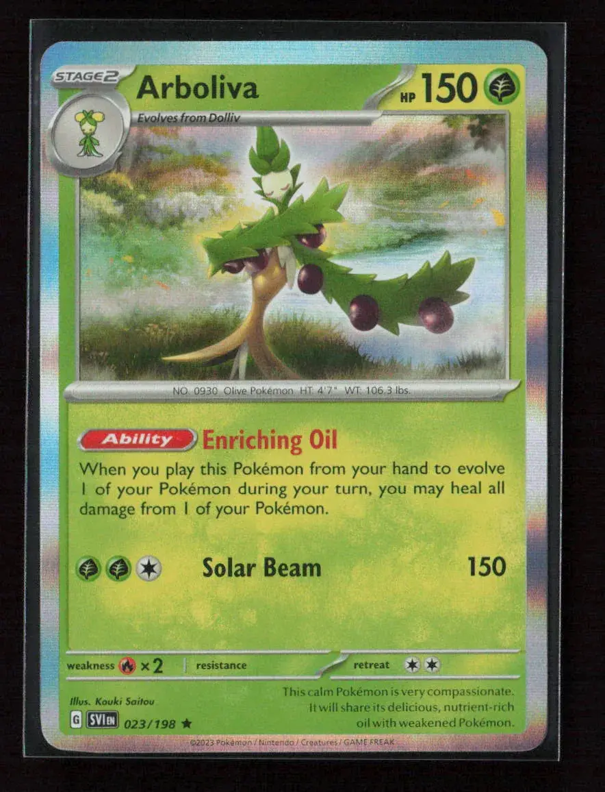 Arboliva Rare Sv01: Scarlet & Violet Base Set 023/198 Nm 1