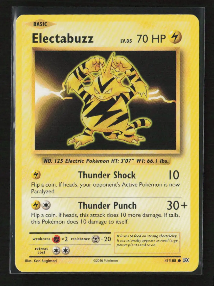 Electabuzz Common Xy - Evolutions 41/108 Lp 1