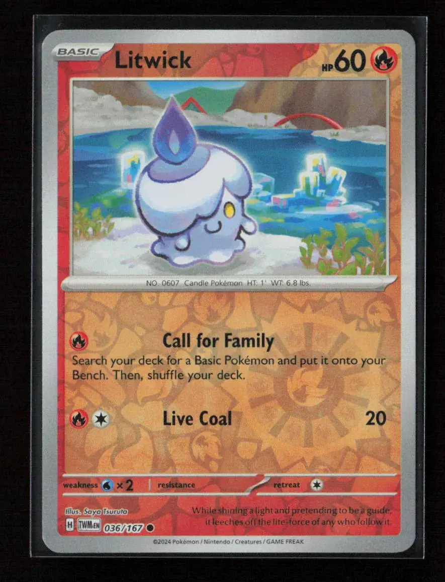 Litwick Common Sv06: Twilight Masquerade 036/167 Nm 1