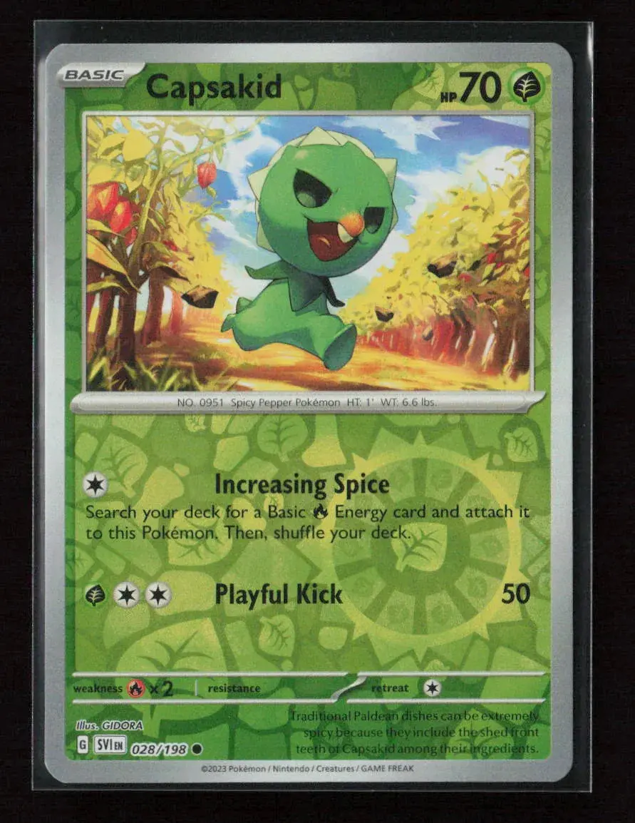 Capsakid - Common Sv01: Scarlet & Violet Base Set 028/198 Nm 1