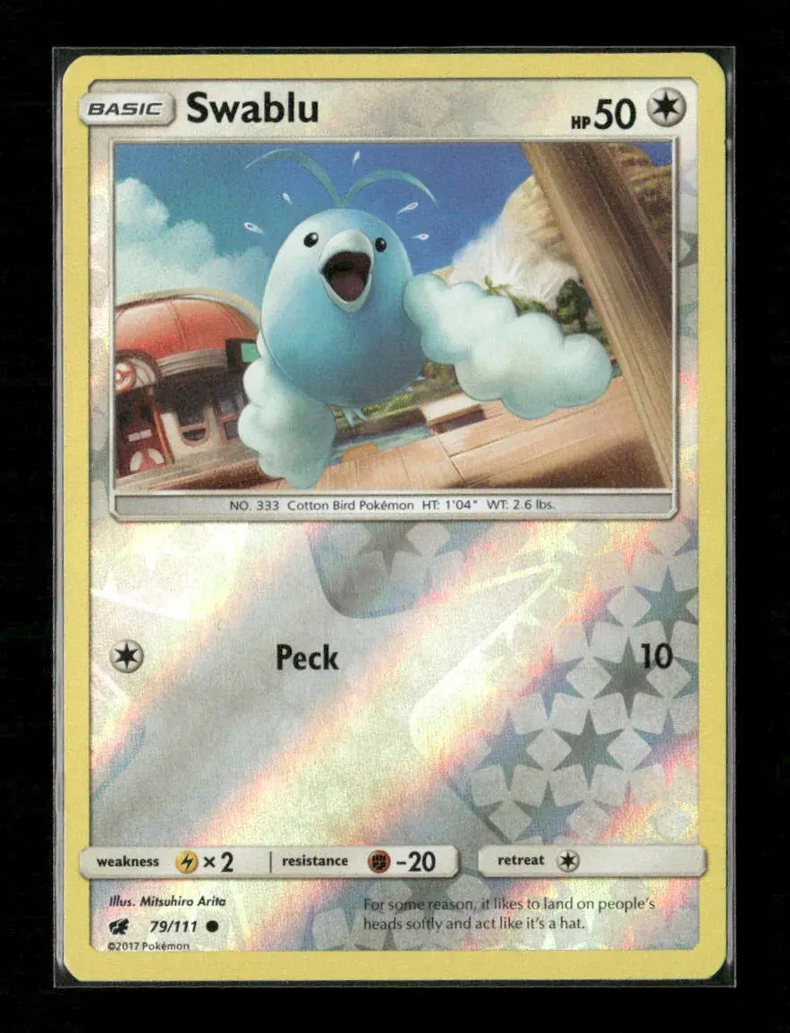 Swablu Common Sm - Crimson Invasion 79/111 Lp 1