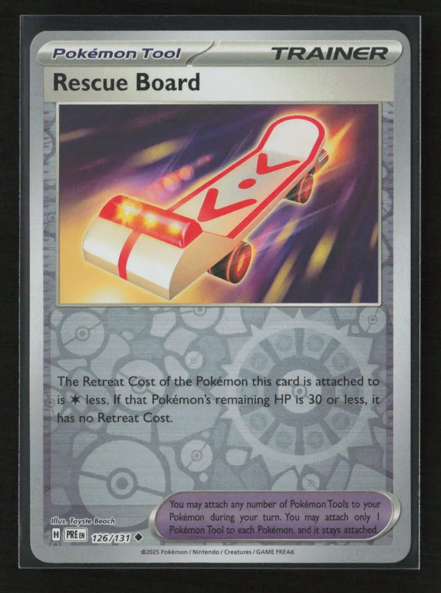 Rescue Board Uncommon Sv: Prismatic Evolutions 126/131 Nm 1