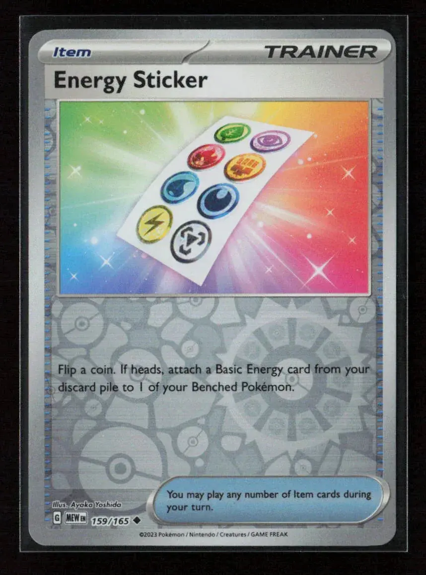 Energy Sticker Uncommon Sv: Scarlet & Violet 151 159/165 Nm 1