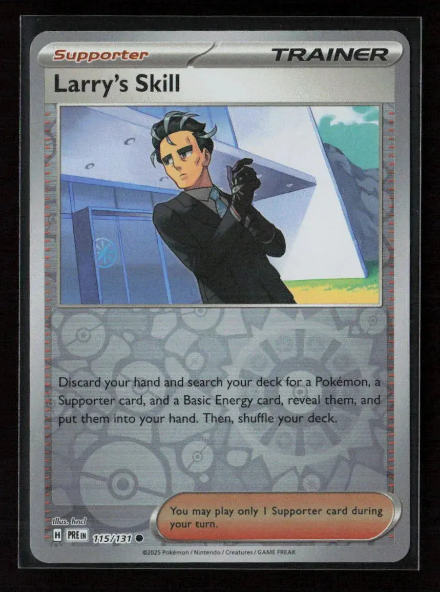 Larry's Skill - Common Sv: Prismatic Evolutions 115/131 Nm 1