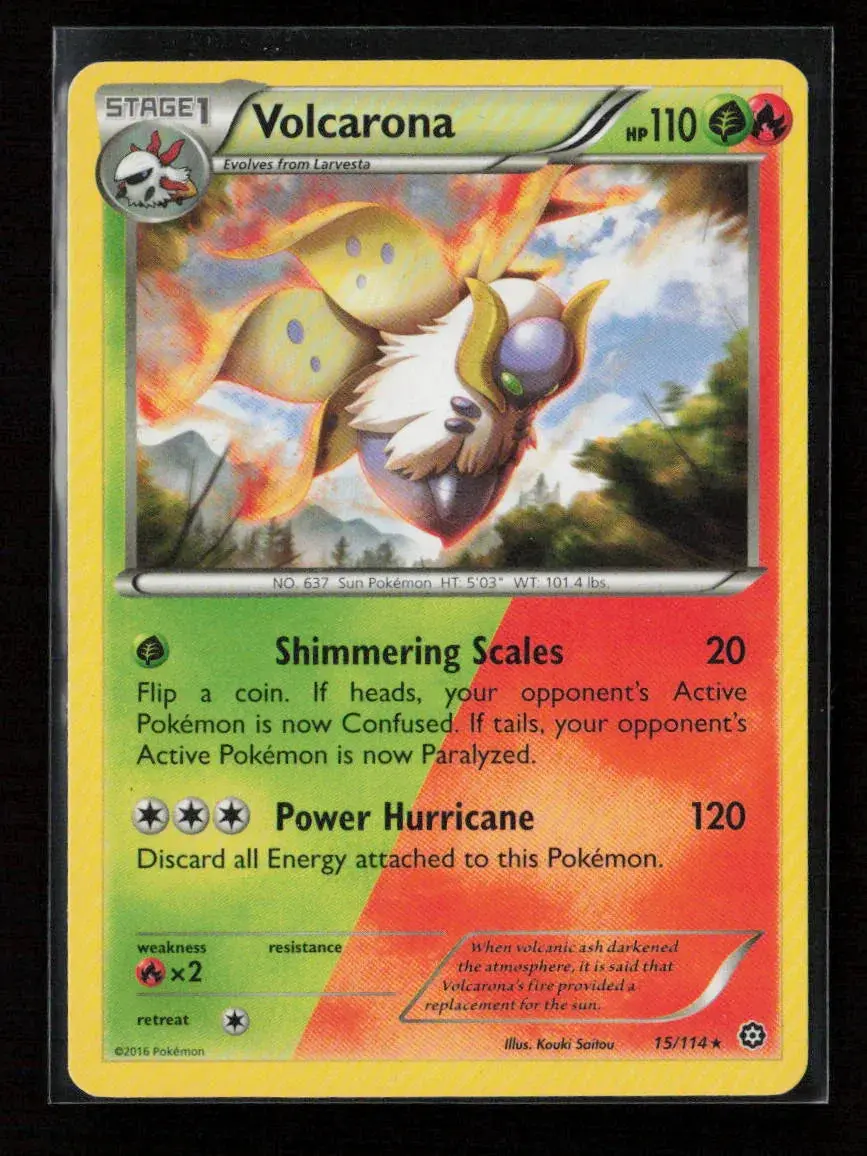 Volcarona Rare Xy - Steam Siege 15/114 Nm 1