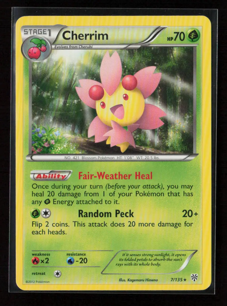Cherrim Rare Plasma Storm 7/135 Lp 1