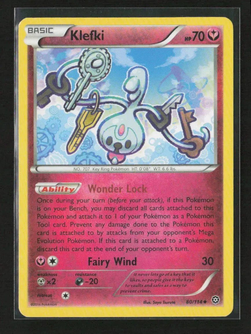 Klefki Uncommon Xy - Steam Siege 80/114 Mp 1