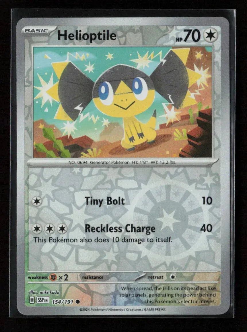 Helioptile Common Sv08: Surging Sparks 154/191 Nm 1