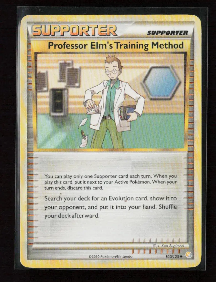 Professor Elm's Training Method Uncommon Heartgold Soulsilver 100/123 Lp 1
