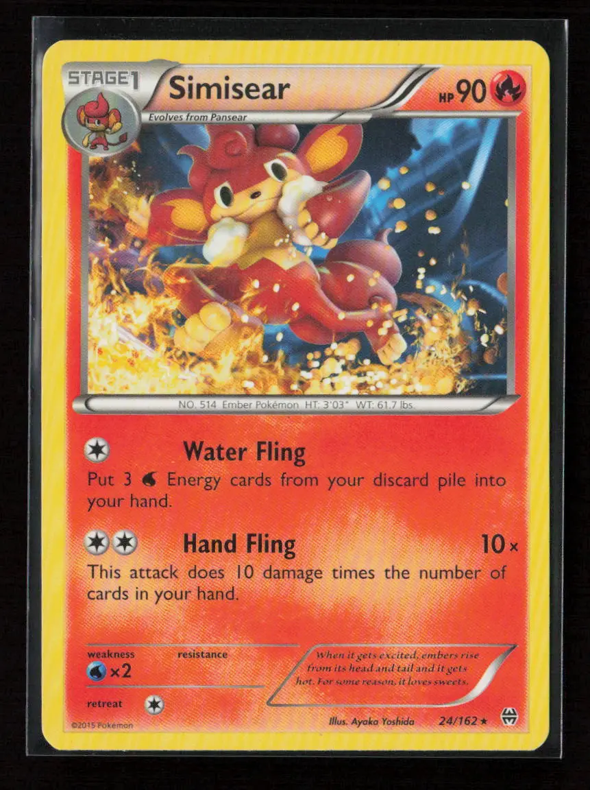 Simisear Rare Xy - Breakthrough 24/162 Mp 1