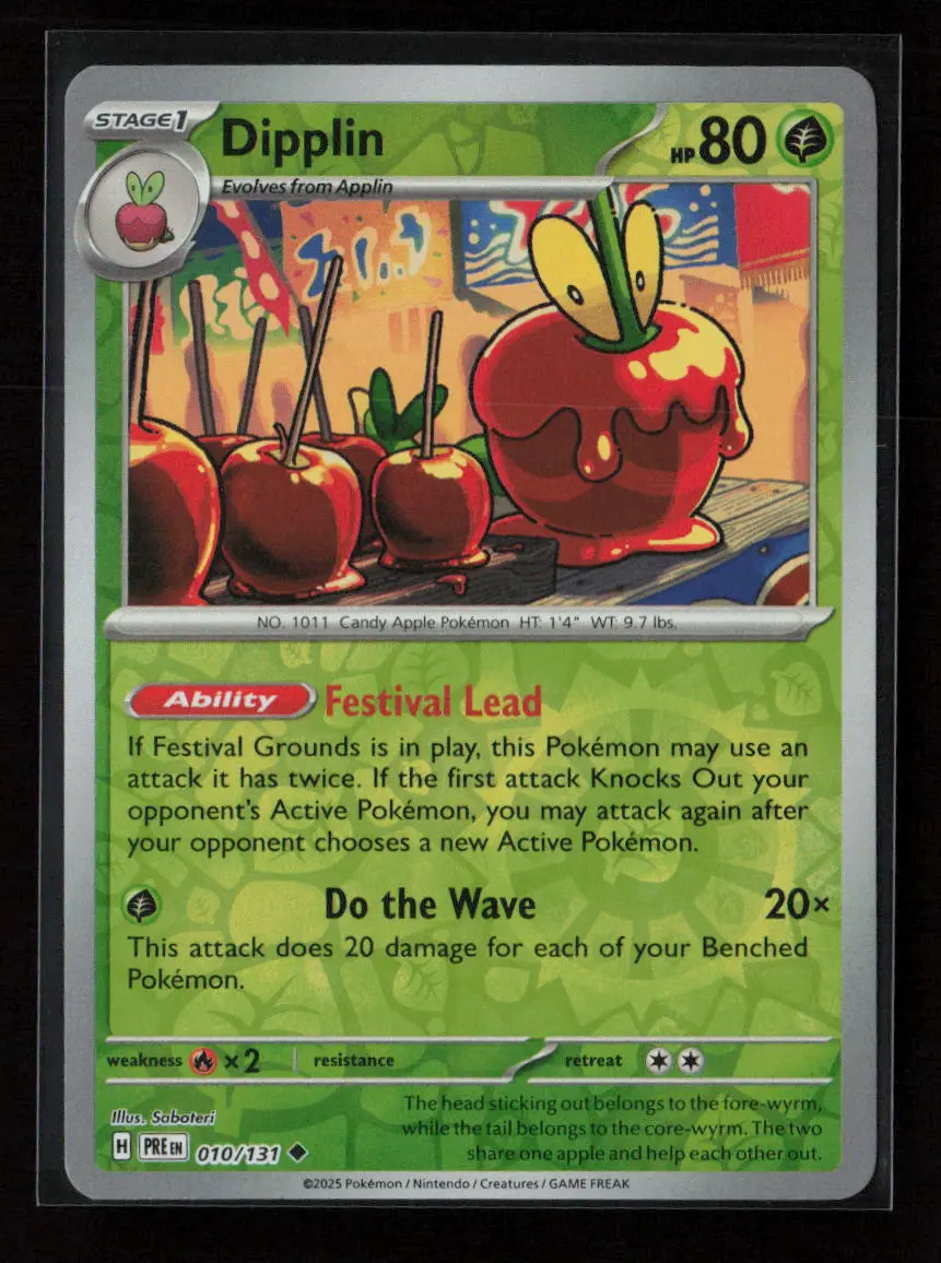 Dipplin Uncommon Sv: Prismatic Evolutions 010/131 Nm 1