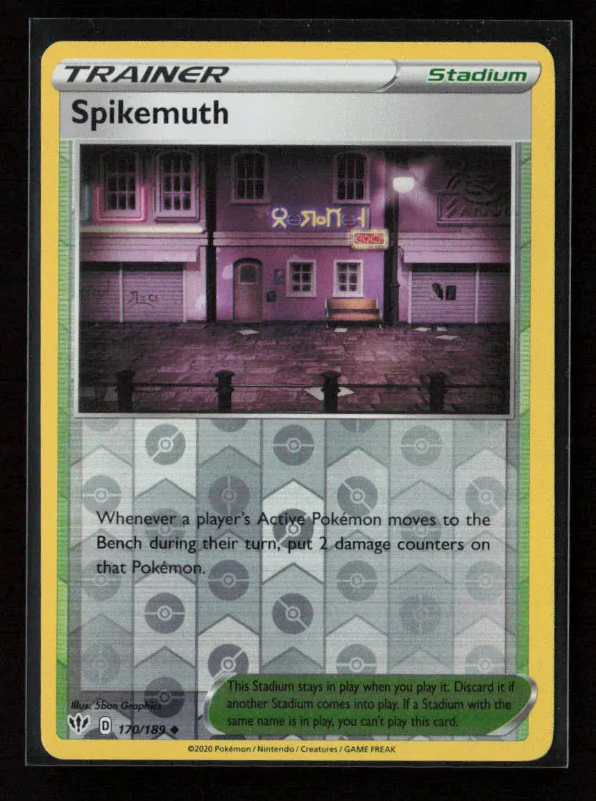 Spikemuth Uncommon Swsh03: Darkness Ablaze 170/189 Nm 1