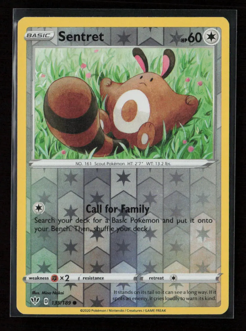 Sentret Common Swsh03: Darkness Ablaze 135/189 Nm 1