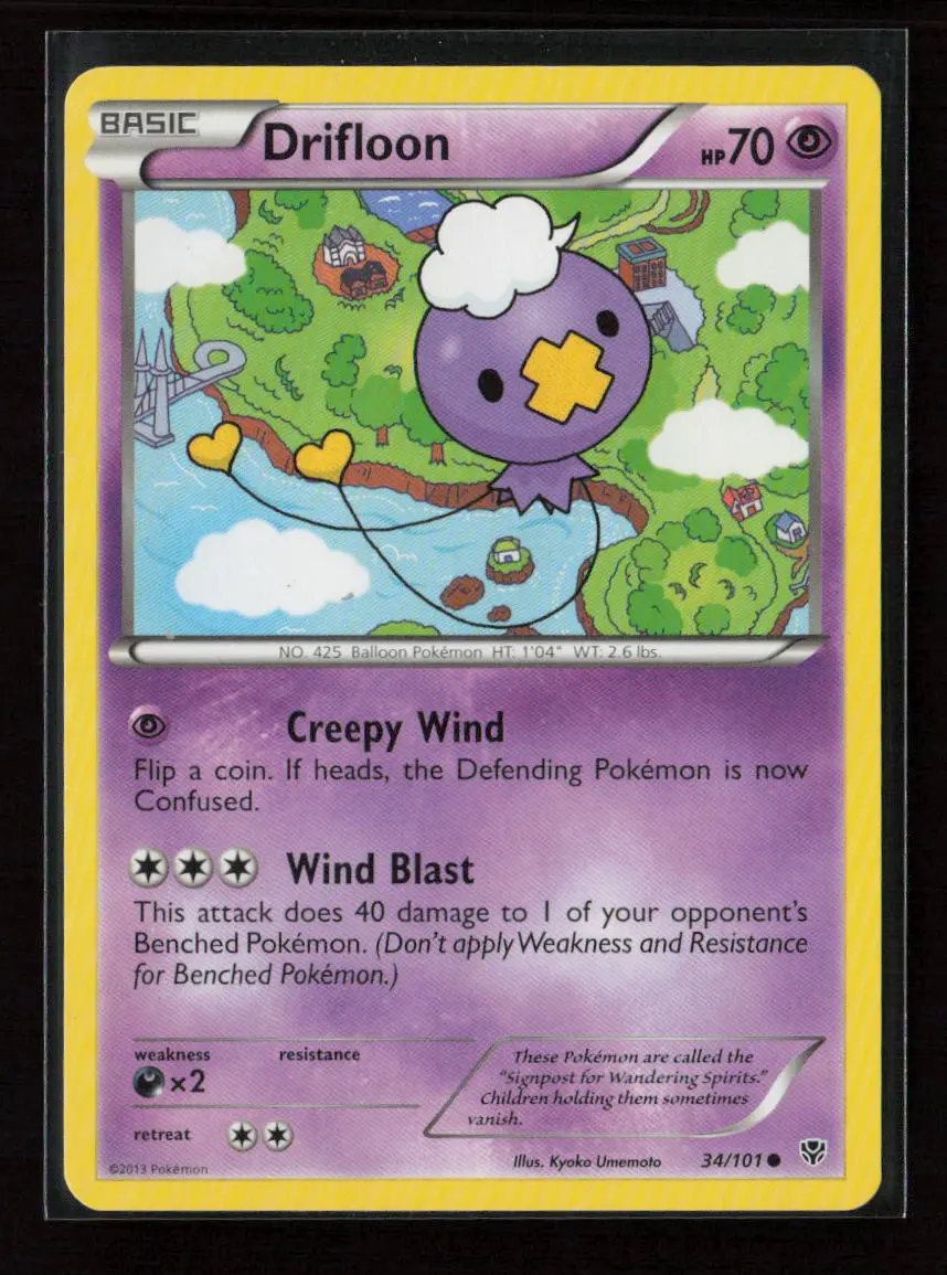Drifloon Common Plasma Blast 34/101 Lp 1