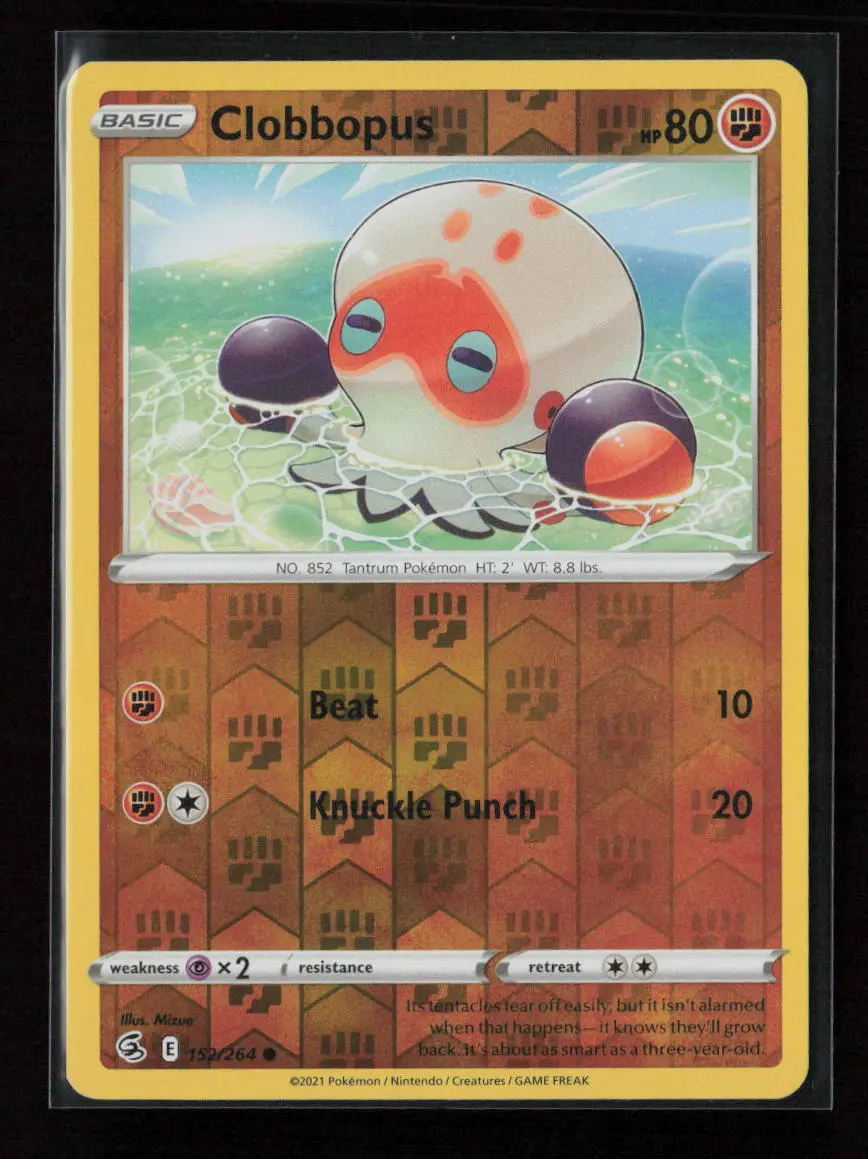 Clobbopus Common Swsh08: Fusion Strike 152/264 Nm 1