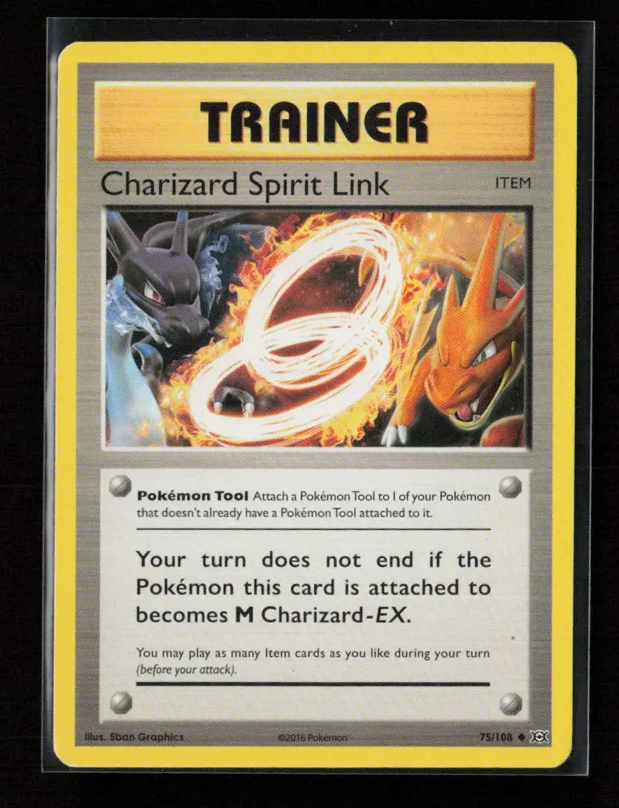 Charizard Spirit Link Uncommon Xy - Evolutions 75/108 Lp 1
