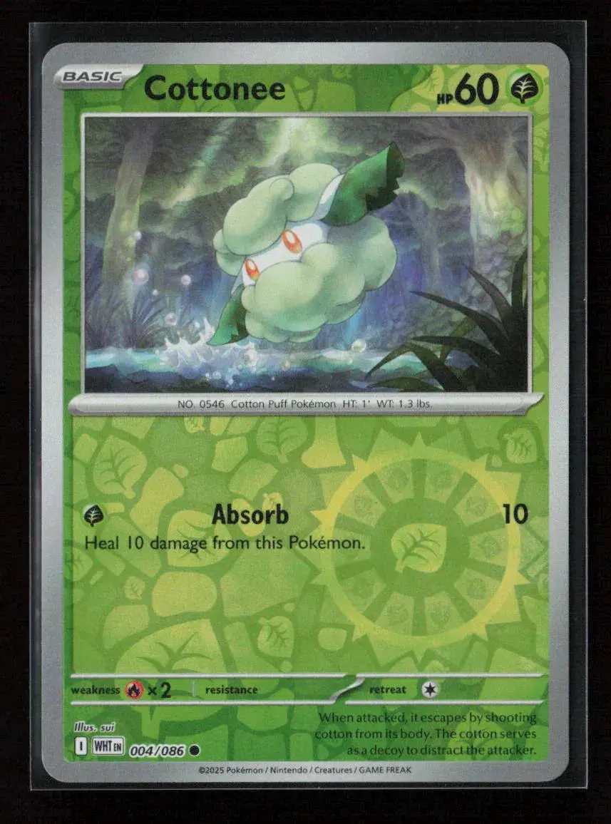 Cottonee Common Sv: White Flare 004/086 Nm 1