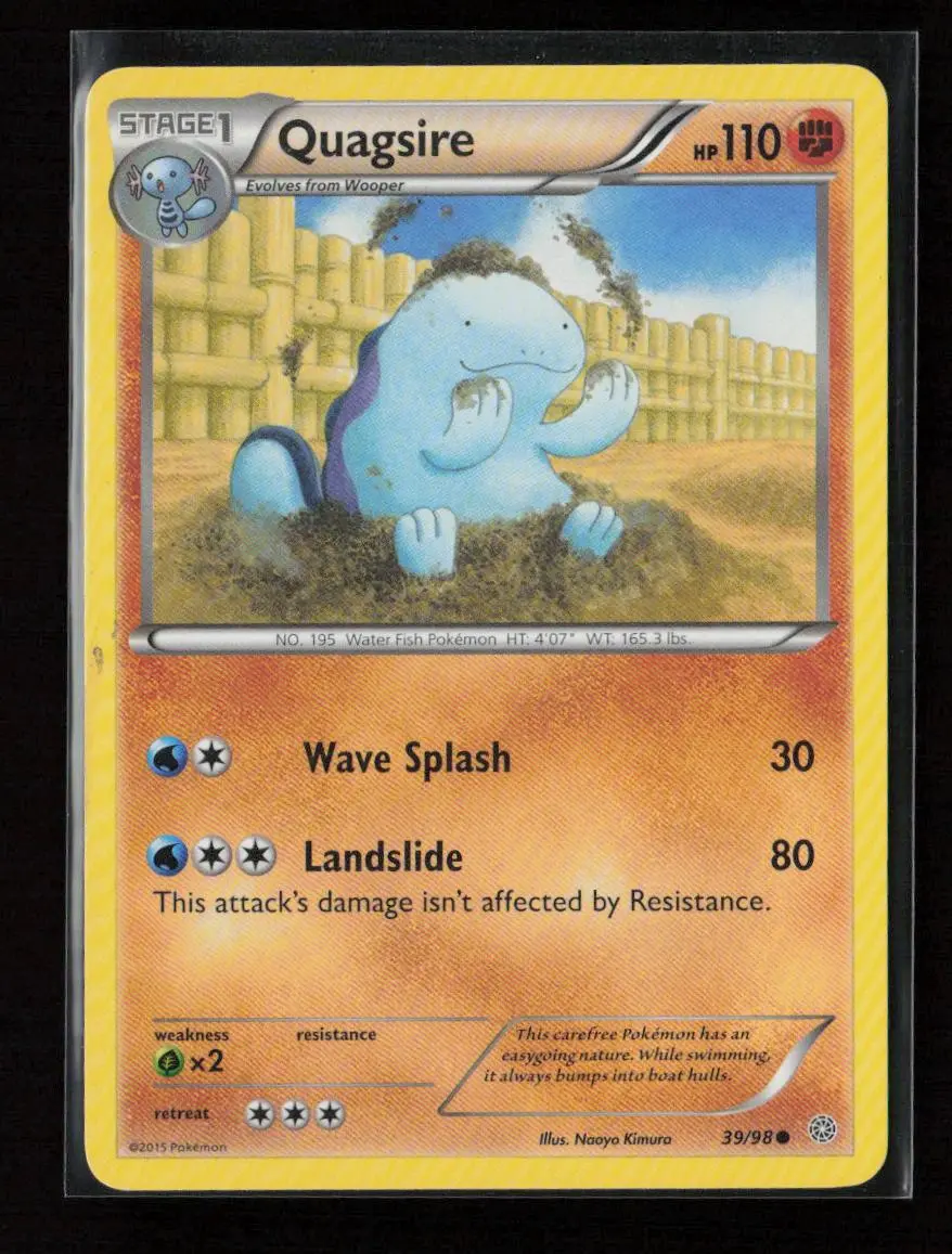 Quagsire Common Xy - Ancient Origins 39/98 Mp 1