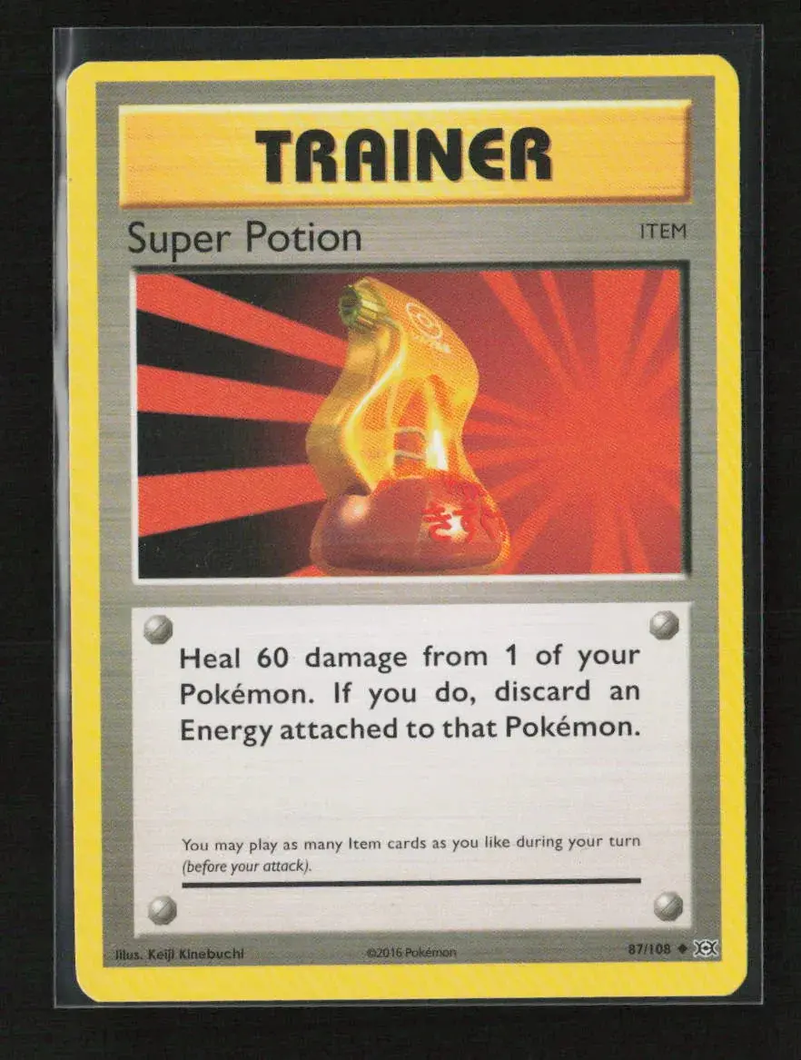 Super Potion Uncommon Xy - Evolutions 87/108 Lp 1
