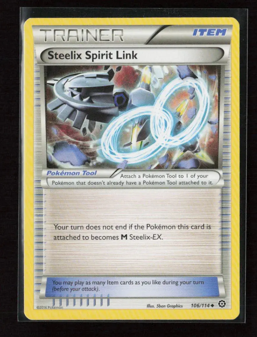 Steelix Spirit Link Uncommon Xy - Steam Siege 106/114 Lp 1