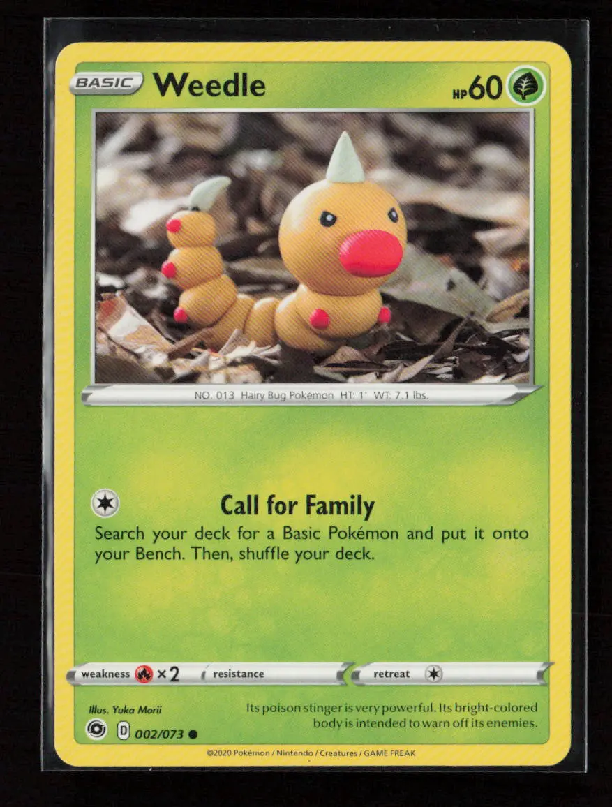 Weedle Common Champion's Path 02/73 Lp 1