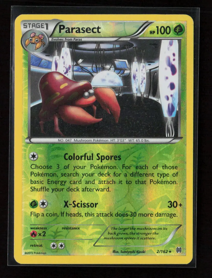 Parasect Rare Xy - Breakthrough 2/162 Lp 1