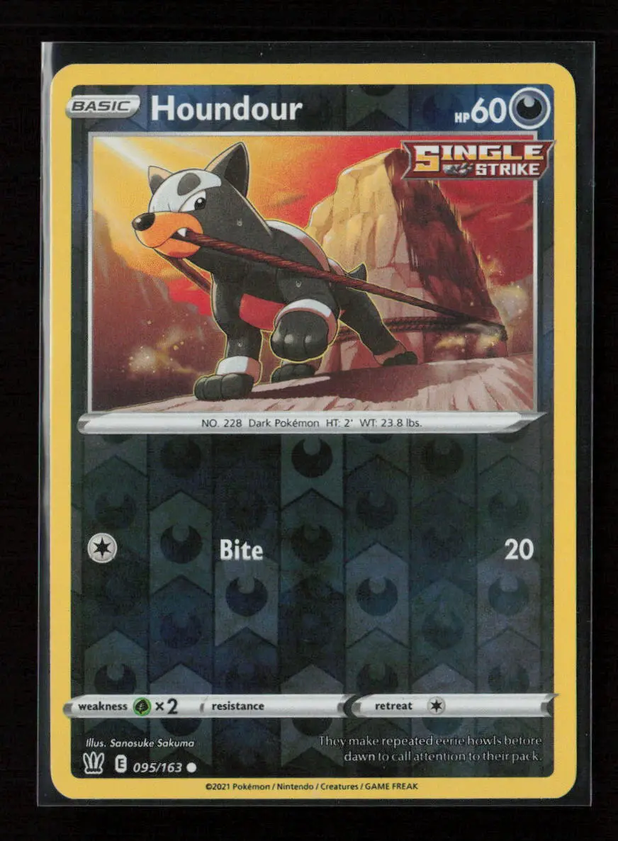 Houndour Common Swsh05: Battle Styles 095/163 Nm 1