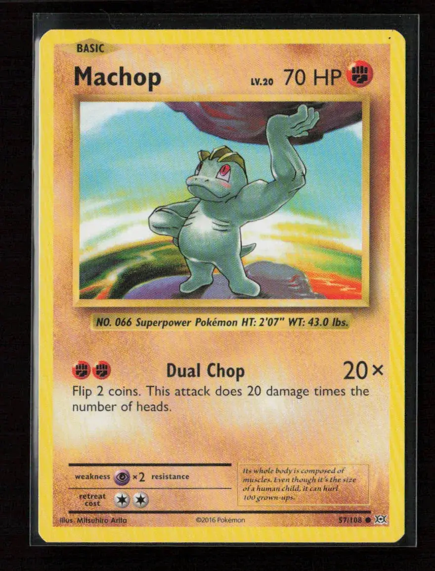 Machop Common Xy - Evolutions 57/108 Lp 1