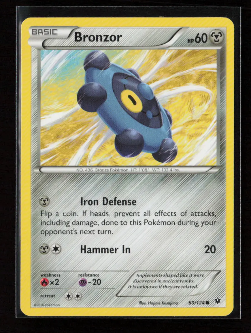 Bronzor Common Xy - Fates Collide 60/124 Lp 1