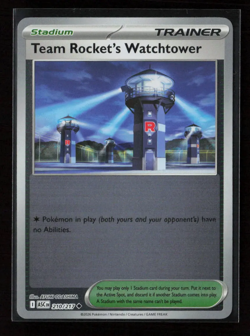 Team Rocket's Watchtower Uncommon Me: Ascended Heroes 210/217 Nm 1