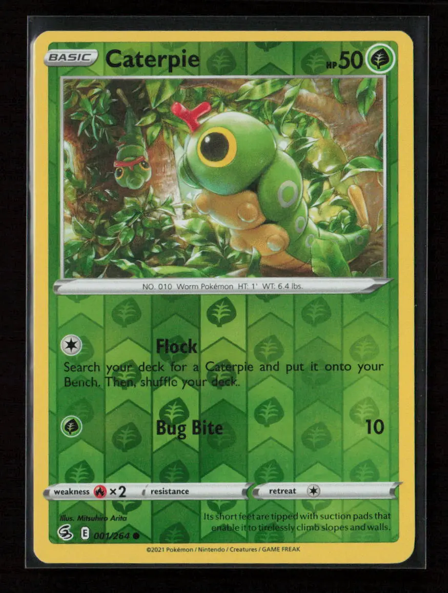 Caterpie Common Swsh08: Fusion Strike 001/264 Nm 1