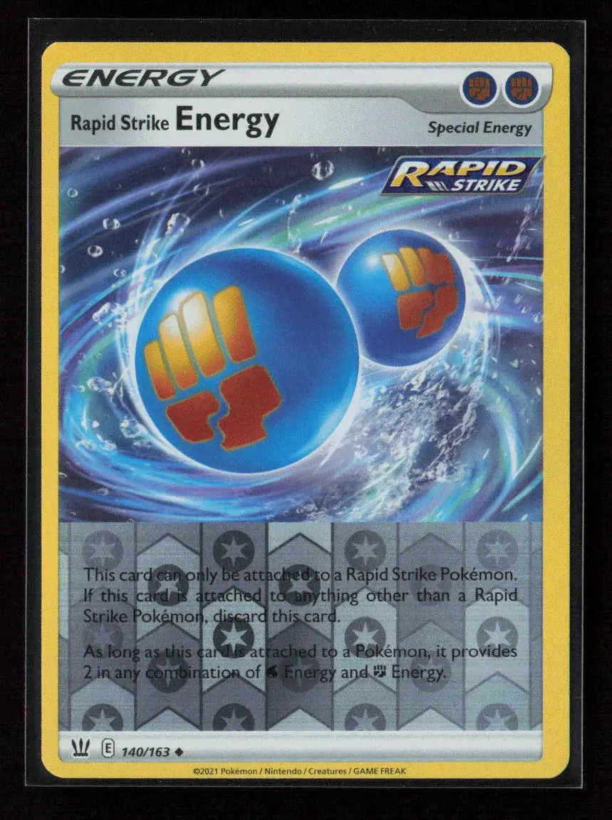 Rapid Strike Energy Uncommon Swsh05: Battle Styles 140/163 Nm 1