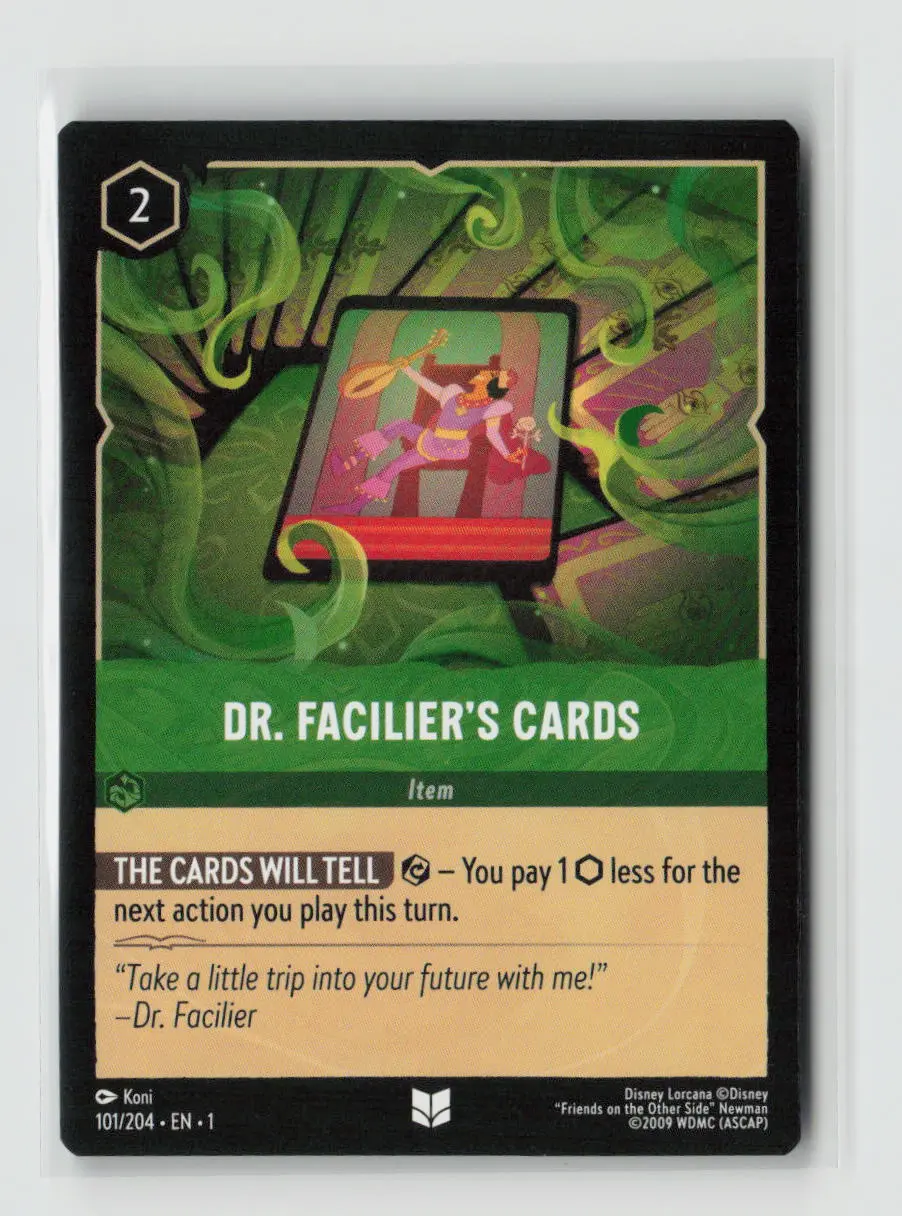Dr. Facilier's Cards Uncommon The First Chapter 101/204 Nm 1